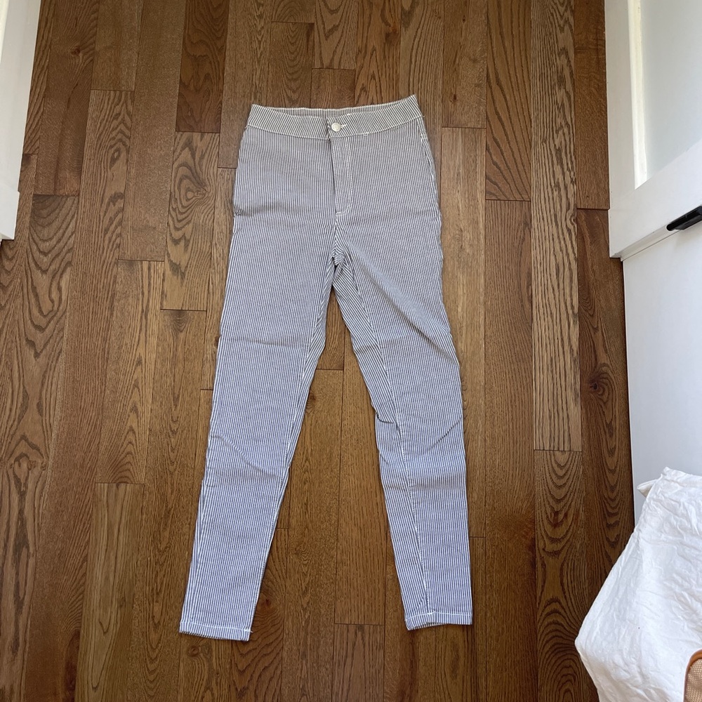 High waisted free people skinny ankle pant